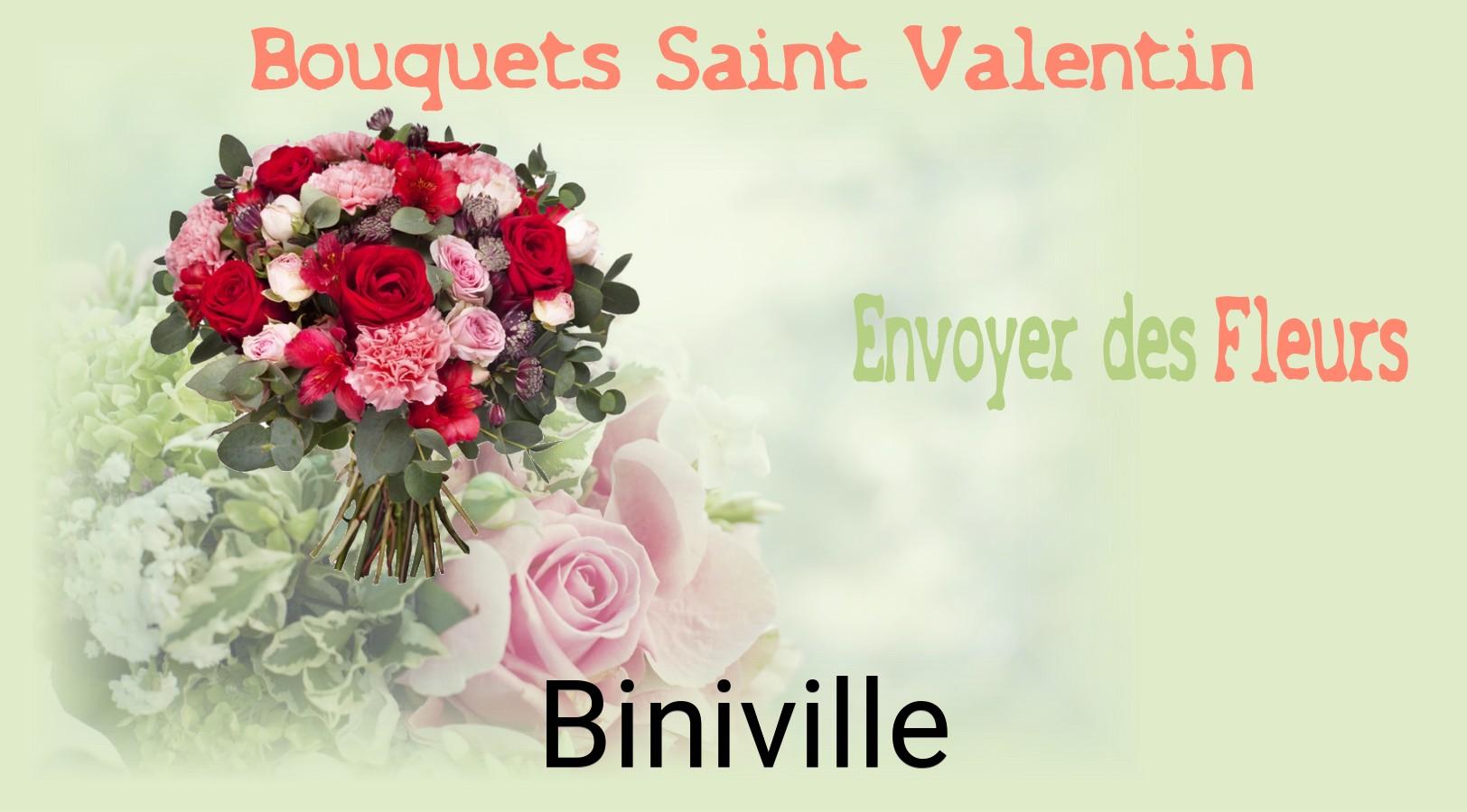 Roses de Saint-Valentin livrées à Biniville